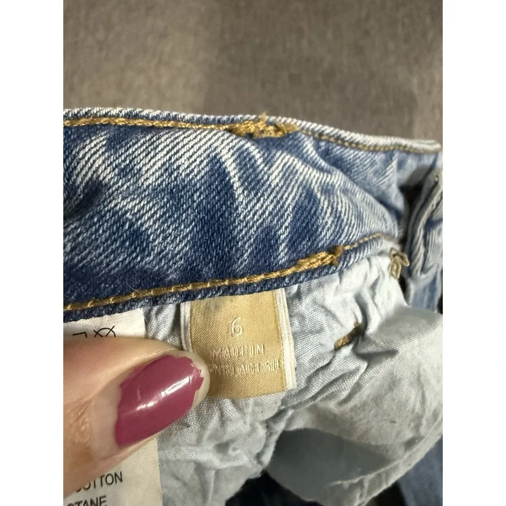 Michael Kors Women's Bootcut Light Wash Blue Denim Jeans Stretch Mid Rise Sz 6